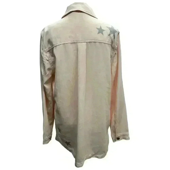 ANTROPOLOGIE CURRENT AIR LIGHT WEIGHT OVER SIZED CORDUROY SHACKET PINK SIZE M - Picture 9 of 14